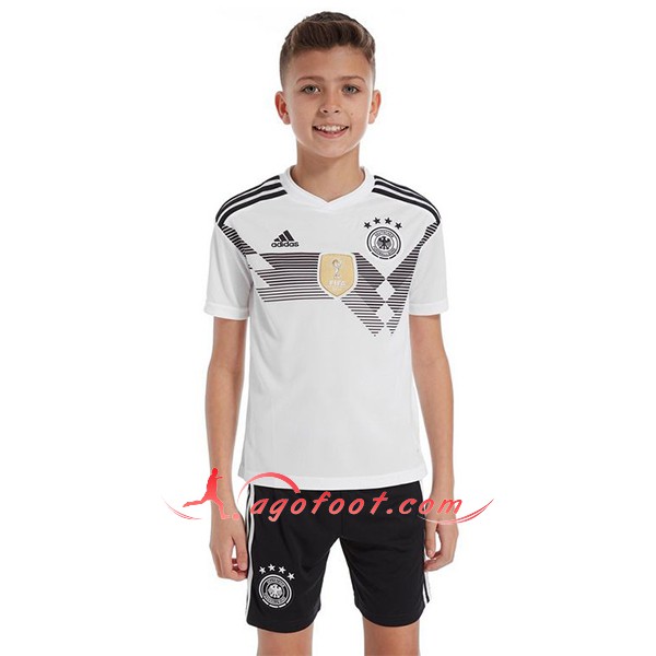 Ensemble Maillot Foot Allemagne Enfant Domicile Personnalisé Floqué 2018 2019