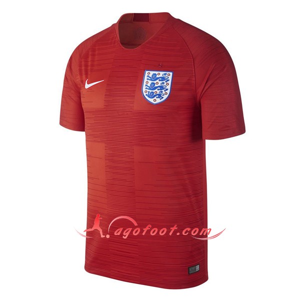 Maillots Foot Angleterre Exterieur Rouge Personnalisé Floqué 2018 2019