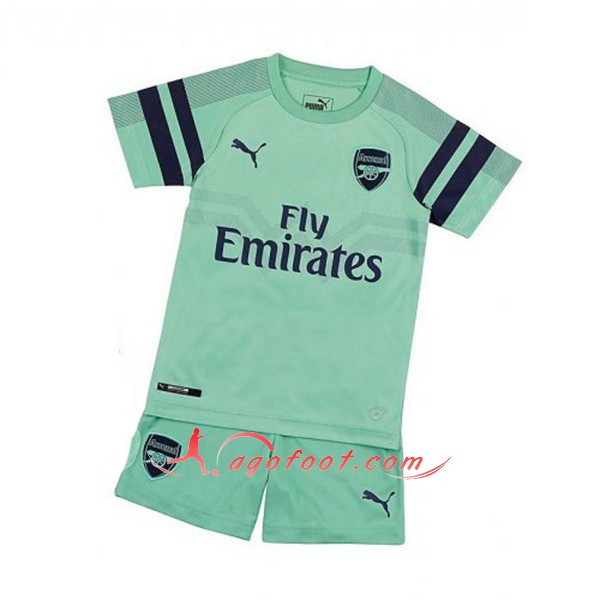 Ensemble Maillots De Foot Arsenal Enfant Third Personnalisé Floqué 2018 2019