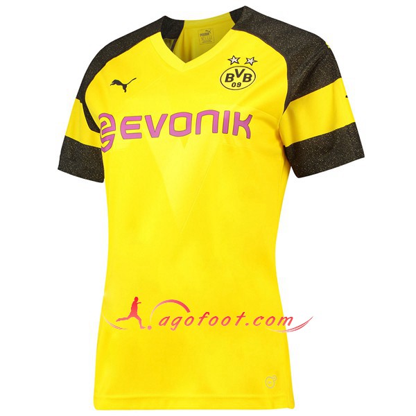 Maillot Foot Dortmund BVB Femme Domicile Personnalisé Floqué 2018 2019