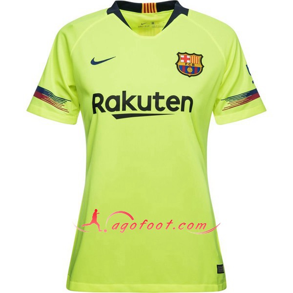 Maillots Foot FC Barcelone Femme Exterieur Personnalisé Floqué 2018 2019