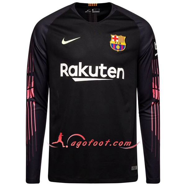Maillot Foot Barcelone Goalkeeper Noir Floqué 2018 2019