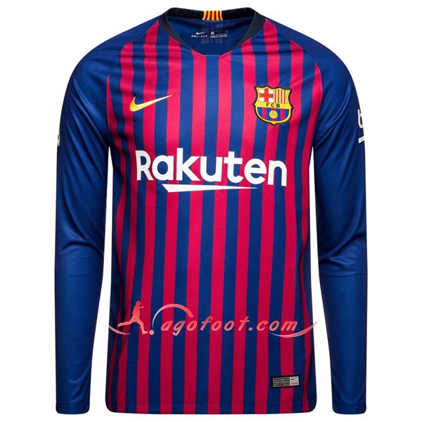 Maillots De Foot FC Barcelone Third Manche Longue Personnalisé Floqué 2018 2019