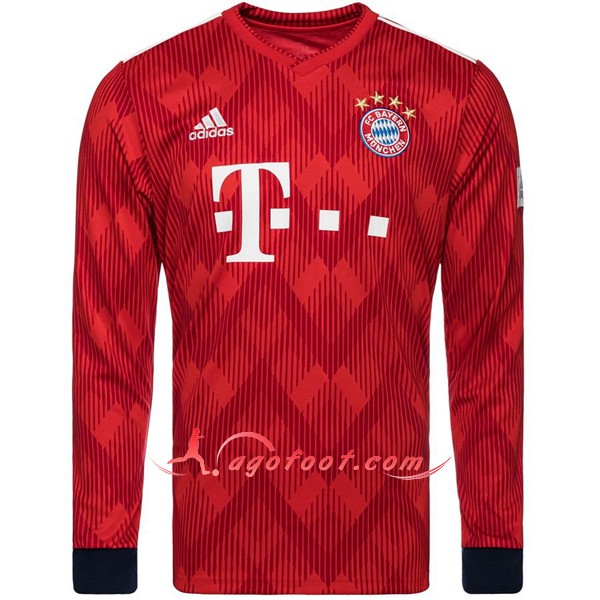 Maillots De Foot Bayern Munich Third Manche Longue Personnalisé Floqué 2018 2019