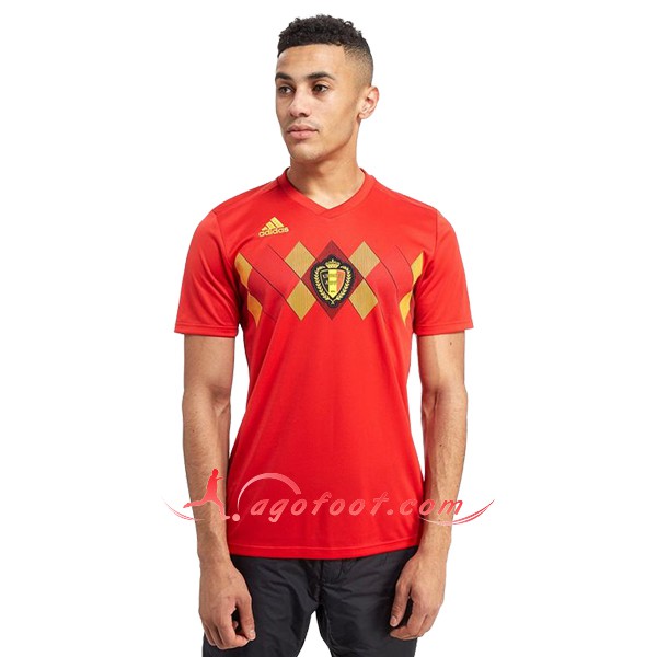 Maillot Foot Belgique Domicile Rouge Personnalisé Floqué 2018 2019