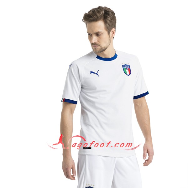 Maillots Foot Italie Exterieur Blanc Personnalisé Floqué 2018 2019