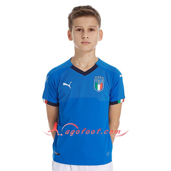 Ensemble Maillot Foot Italie Enfant Domicile Personnalisé Floqué 2018 2019