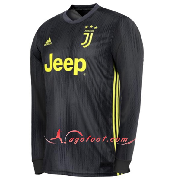 Maillots De Foot Juventus Manche Longue Third Personnalisé Floqué 2018 2019
