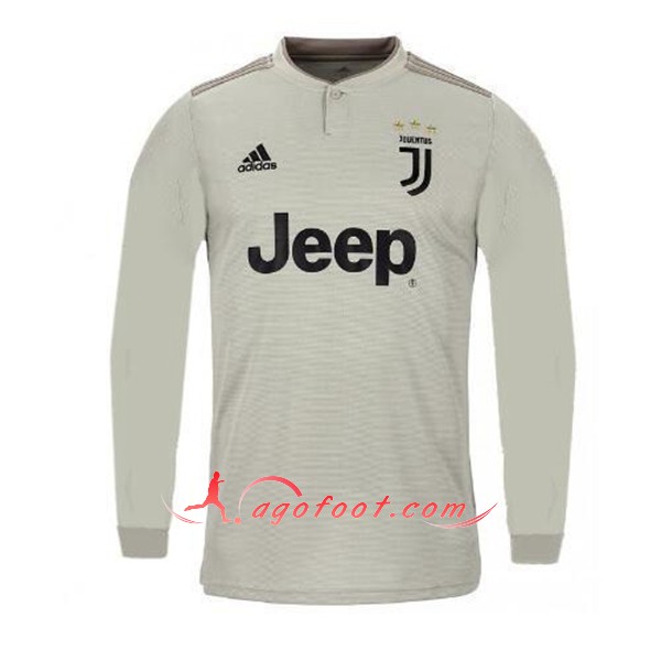 Maillots Foot Juventus Exterieur Manche Longue Personnalisé Floqué 2018 2019