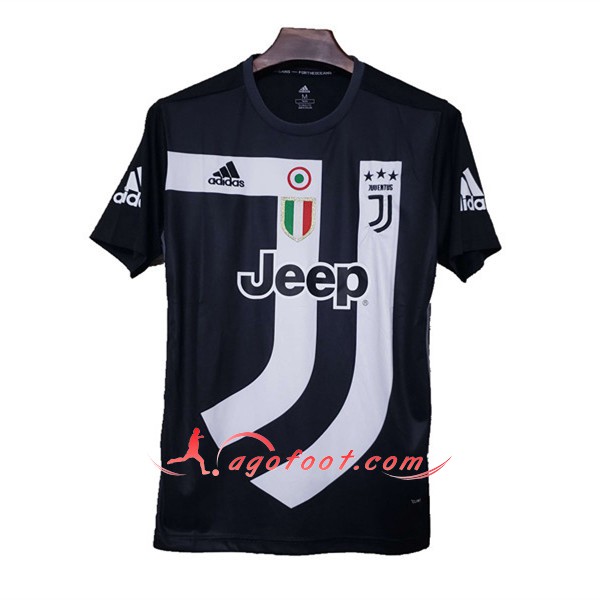 Maillot Foot Juventus Commemorative Edition Noir Blanc Floqué 2018 2019
