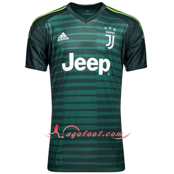 Maillots De Foot Juventus Goalkeeper Verte Floqué 2018 2019