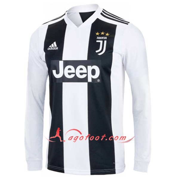 Maillots De Foot Juventus Third Manche Longue Personnalisé Floqué 2018 2019