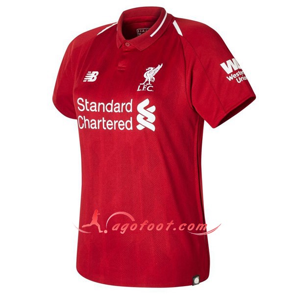 Maillot Foot FC Liverpool Femme Domicile Personnalisé Floqué 2018 2019