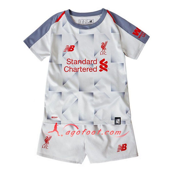Ensemble Maillots De Foot FC Liverpool Enfant Third Personnalisé Floqué 2018 2019