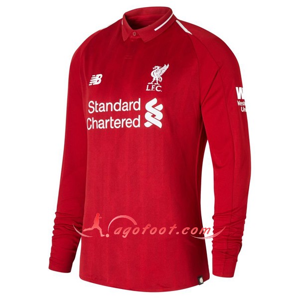 Maillots De Foot Liverpool Third Manche Longue Personnalisé Floqué 2018 2019