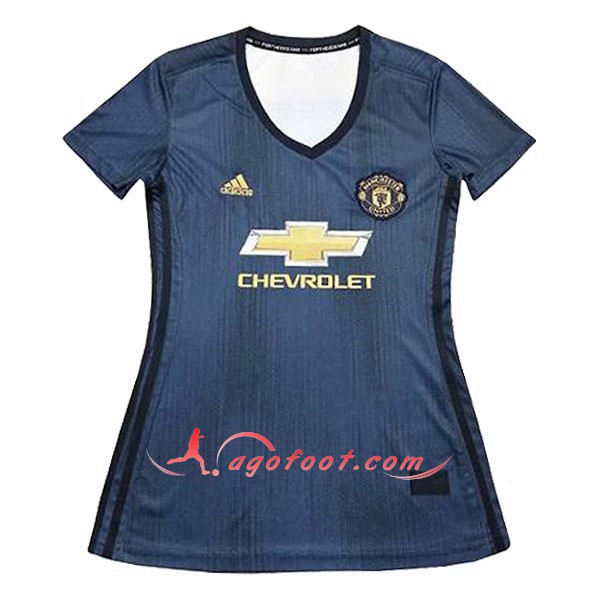 Maillots De Foot Manchester United Femme Third Personnalisé Floqué 2018 2019