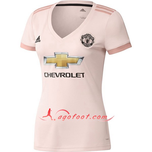 Maillots Foot Manchester United Femme Exterieur Personnalisé Floqué 2018 2019