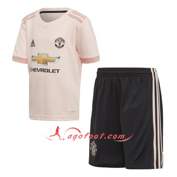 Ensemble Maillots Foot Manchester United Enfant Exterieur Personnalisé Floqué 2018 2019