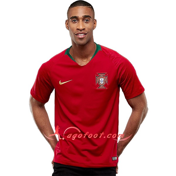 Maillot Foot Portugal Domicile Rouge Personnalisé Floqué 2018 2019