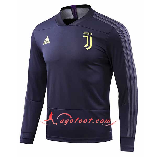 Nouveau Training Sweatshirt Juventus foncé Bleu Floqué 2018 2019
