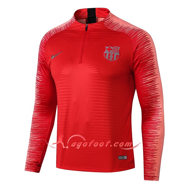 Nouveau Training Sweatshirt FC Barcelone Rouge Strike Drill Floqué 2018 2019