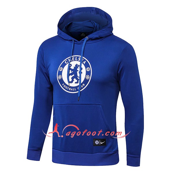 Nouveau Training Sweatshirt FC Chelsea Bleu Floqué 2018 2019