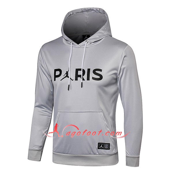 Nouveau Training Sweatshirt Jordan PSG Gris Floqué 2018 2019