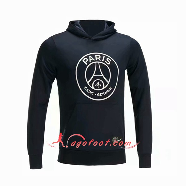 Nouveau Sweat A Capuche Jordan PSG foncé Bleu Floqué 2018 2019