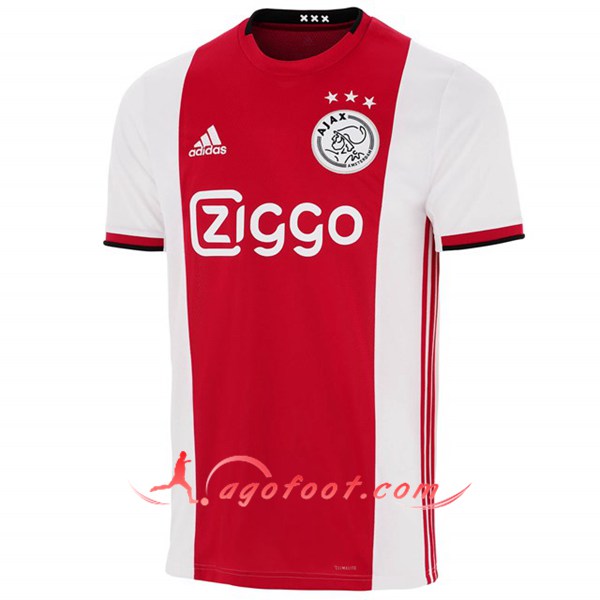 Maillot Foot AFC Ajax Domicile Personnalisé Floqué 19/20