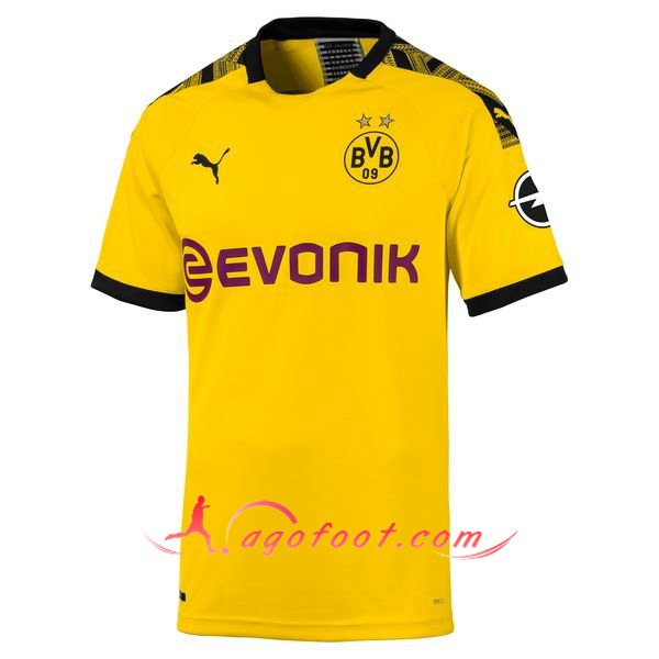 Maillot Foot Dortmund BVB Domicile Personnalisé Floqué 19/20