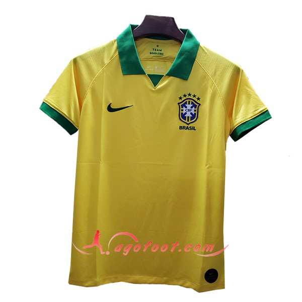 Maillot Foot Bresil Version Fuite Domicile Floqué 2019/20