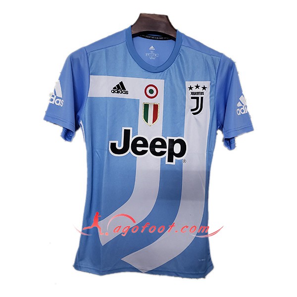 Maillot Foot Juventus Commemorative Edition Light Bleu Floqué 2019 2020