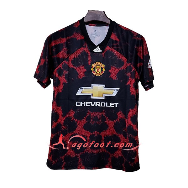 Maillot Foot Manchester United Adidas X EA Sports Rouge Noir Floqué 2019 2020