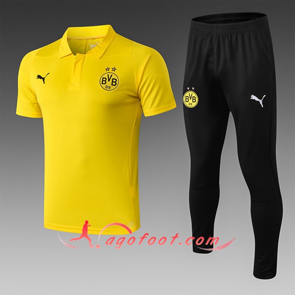 Nouveau Ensemble Polo Dortmund BVB Jaune 2019/20