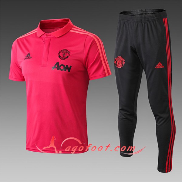 Nouveau Ensemble Polo Manchester United Rouge 2019/20