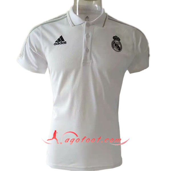 Nouveau Polo Foot Real Madrid Blanc 2019/20