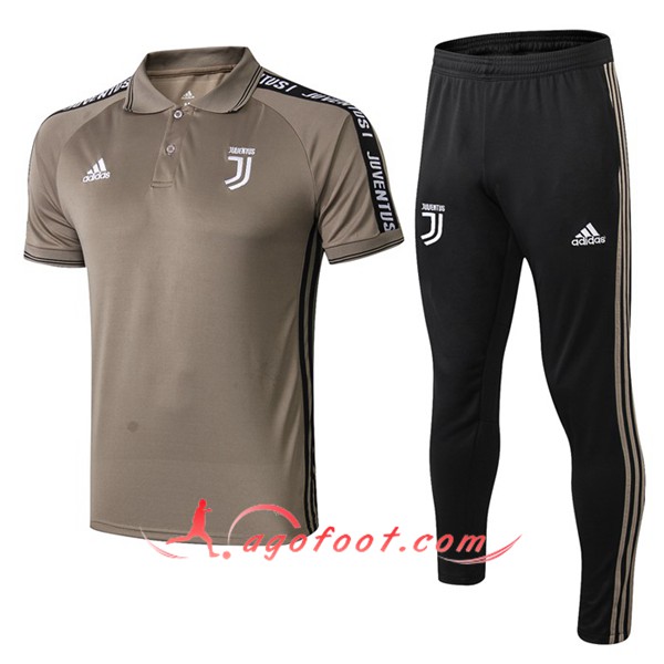 Ensemble Polo Juventus + Pantalon Jaune 19/20
