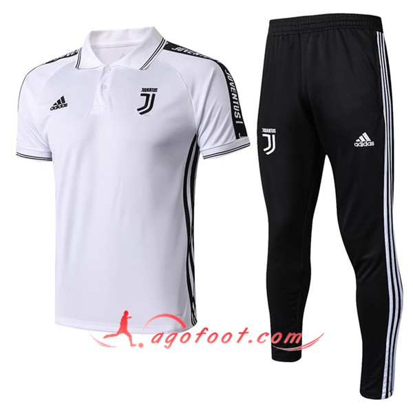 Ensemble Polo Juventus + Pantalon Blanc 19/20