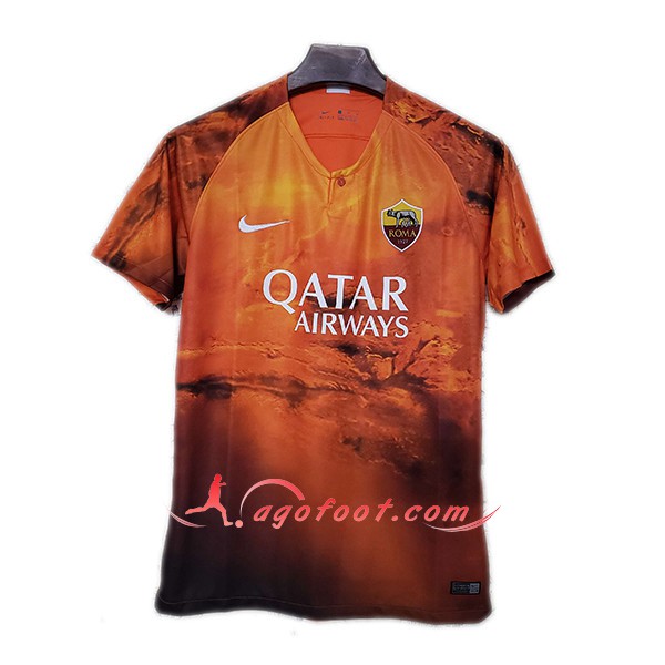 Maillot Foot AS Roma Special Edition Jaune Floqué 2019 2020