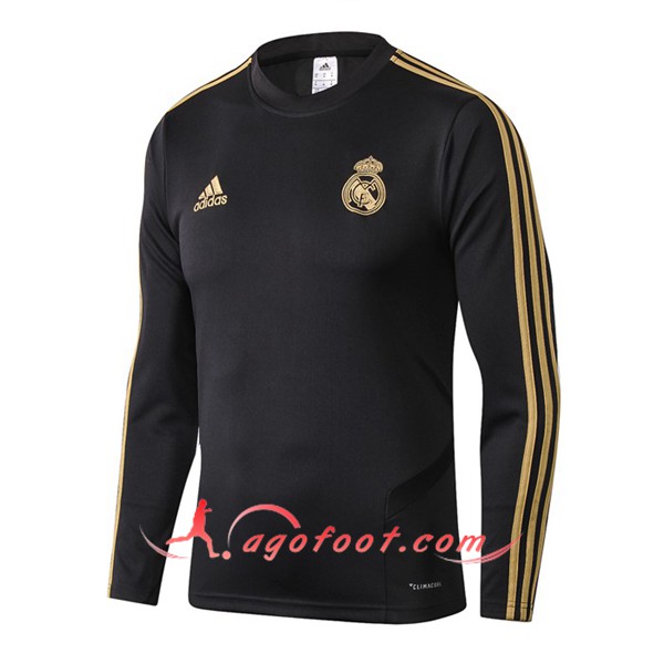 Nouveau Training Sweatshirt Real Madrid Noir 19 20