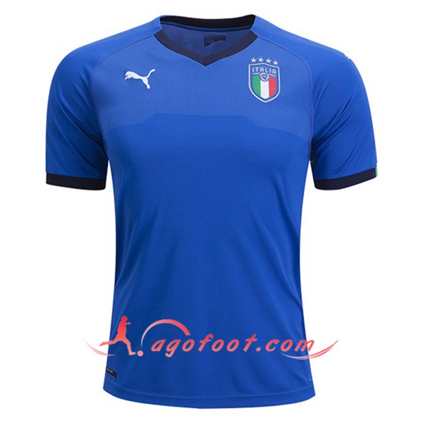 Maillot Foot Italie Domicile Bleu Personnalisé Floqué 2019 2020