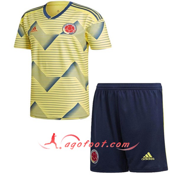 Ensemble Maillot Equipe De Colombie Enfants Domicile Personnalisé Floqué 19 20