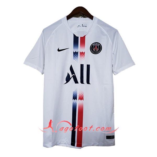 Maillot Foot PSG ALL Concept Blanc Floqué 2019/20