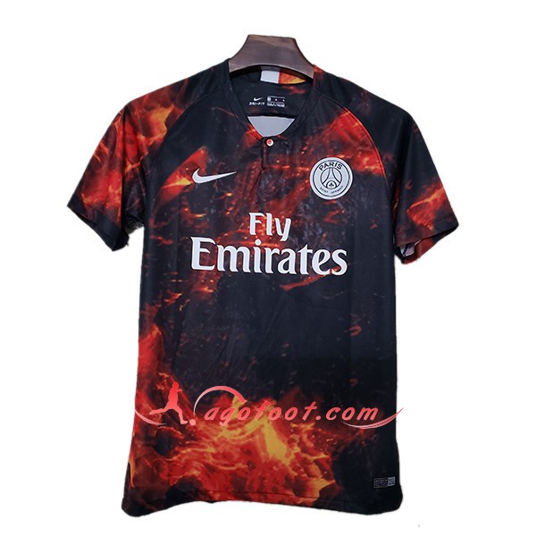 Maillot Foot PSG Commemorative Edition Rouge Noir 2018 2019