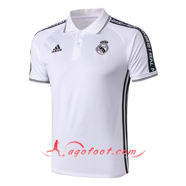 Nouveau Polo Foot Real Madrid Blanc 19/20