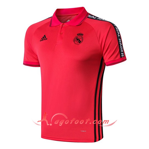 Nouveau Polo Foot Real Madrid Rouge 19/20