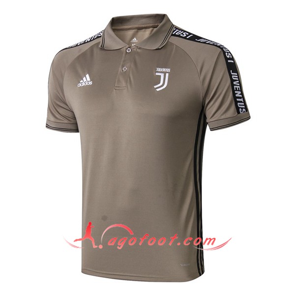 Nouveau Polo Foot Juventus Jaune 19/20