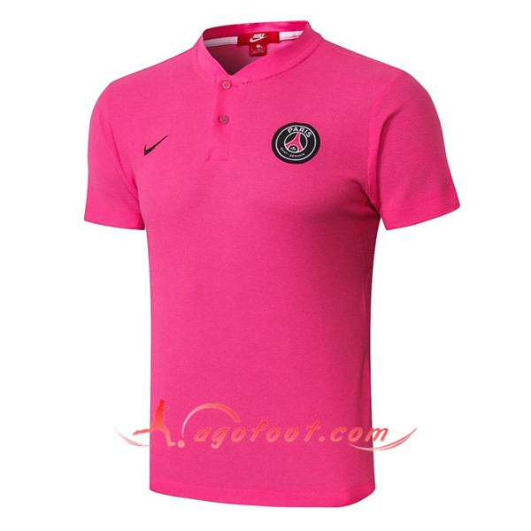 Nouveau Polo Foot Paris PSG Rose 19/20