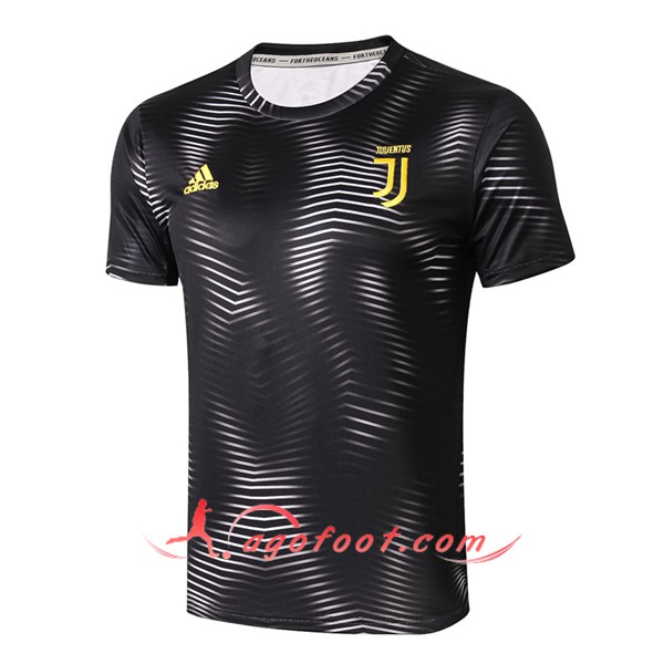 PRÉ MATCH Training Juventus Ondulation Noir 2019/20