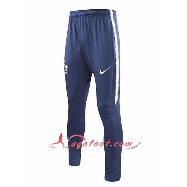 Nouveau Training Pantalon France 2 Stars foncé Bleu 2018 2019
